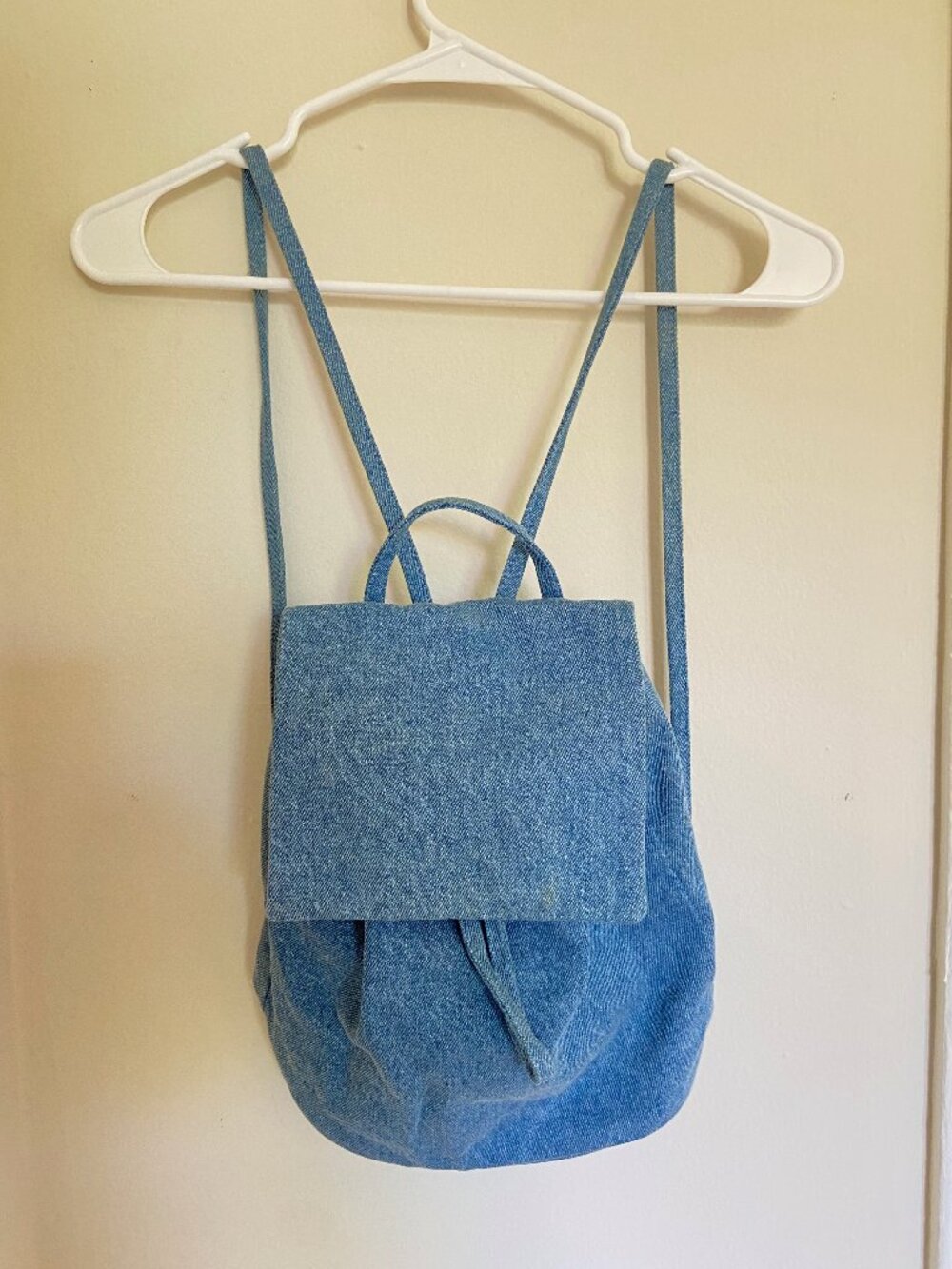 BAGGU SAMPLE ONE OF A KIND Denim Canvas Mini Backpack